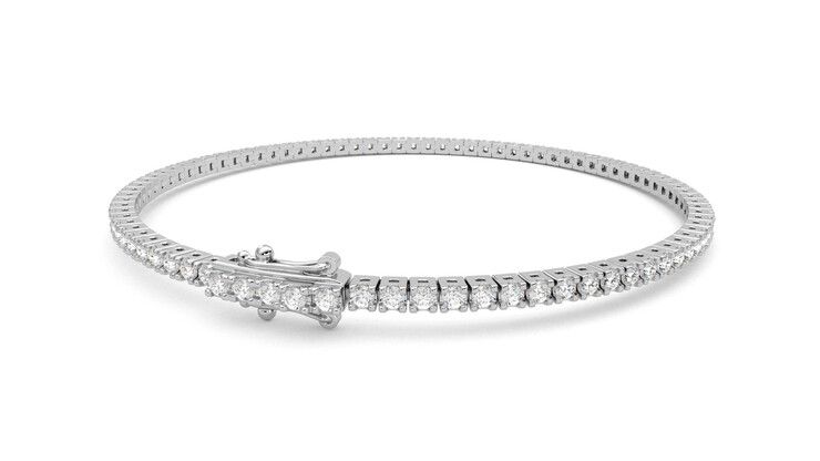 Taylor & Hart Juniper 2.00ct Tennis Bracelet Jewellery 360 degree image 14