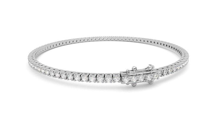 Taylor & Hart Juniper 2.00ct Tennis Bracelet Jewellery 360 degree image 16
