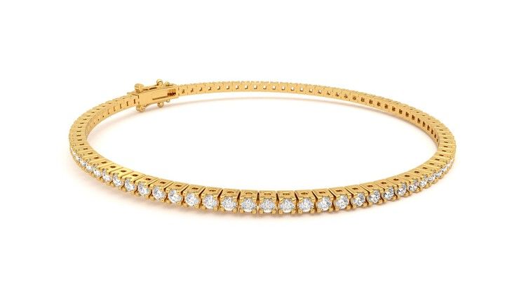 Taylor & Hart Juniper 2.00ct Tennis Bracelet Jewellery 360 degree image 7