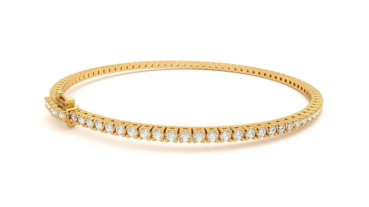 Taylor & Hart Juniper 2.00ct Tennis Bracelet Jewellery 360 degree image 12