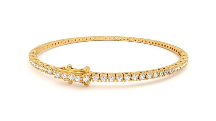 Taylor & Hart Juniper 2.00ct Tennis Bracelet Jewellery 360 degree image 14