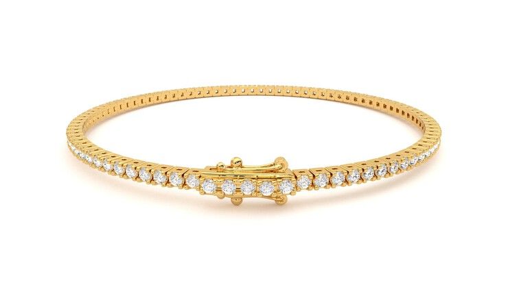 Taylor & Hart Juniper 2.00ct Tennis Bracelet Jewellery 360 degree image 15