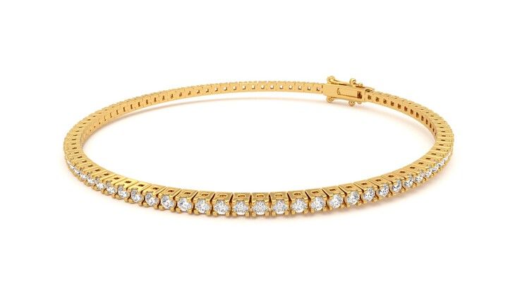 Taylor & Hart Juniper 2.00ct Tennis Bracelet Jewellery 360 degree image 24