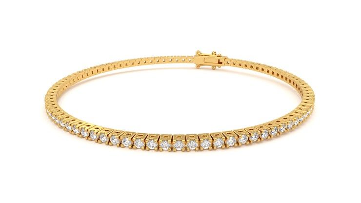 Taylor & Hart Juniper 2.00ct Tennis Bracelet Jewellery 360 degree image 26