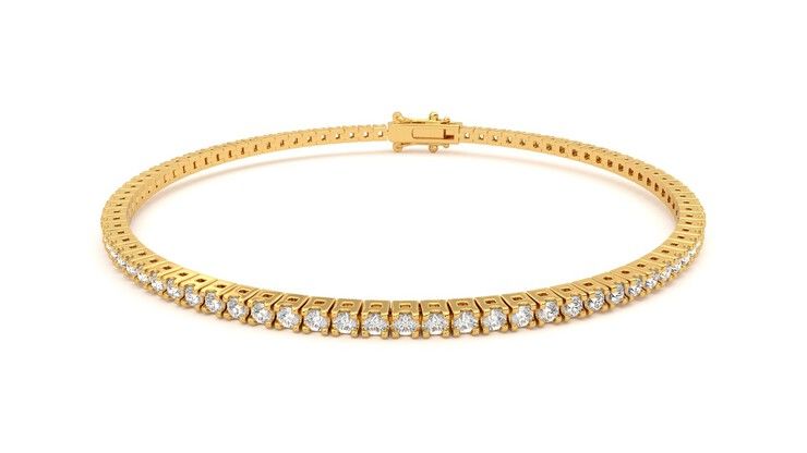 Taylor & Hart Juniper 2.00ct Tennis Bracelet Jewellery 360 degree image 28