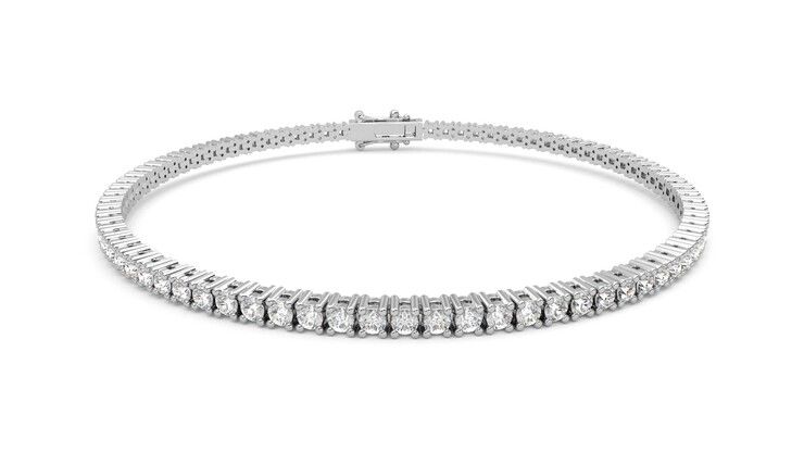 Taylor & Hart Juniper 3.00ct Tennis Bracelet Jewellery 360 degree image 2
