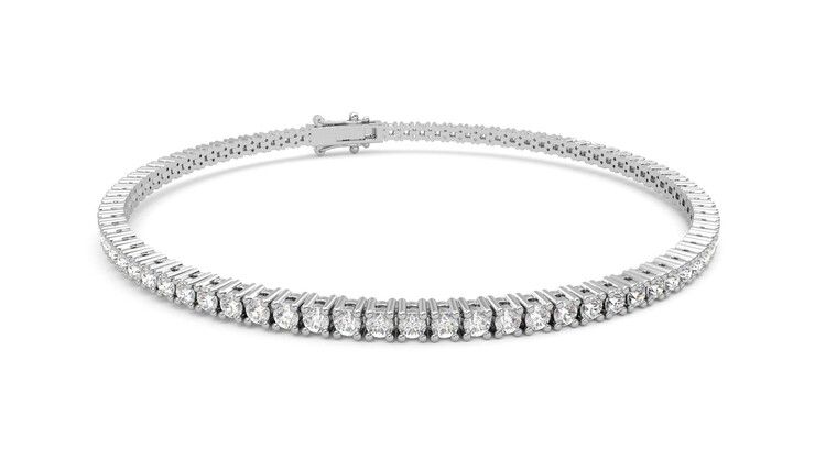 Taylor & Hart Juniper 3.00ct Tennis Bracelet Jewellery 360 degree image 4