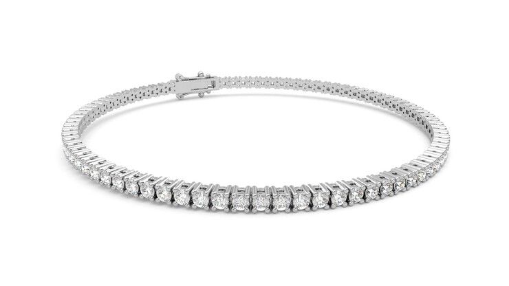 Taylor & Hart Juniper 3.00ct Tennis Bracelet Jewellery 360 degree image 5