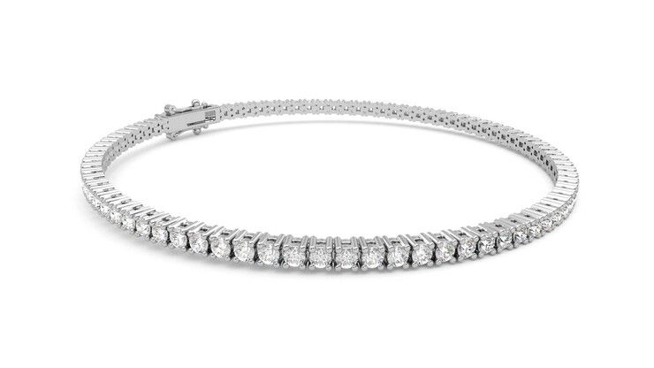Taylor & Hart Juniper 3.00ct Tennis Bracelet Jewellery 360 degree image 7
