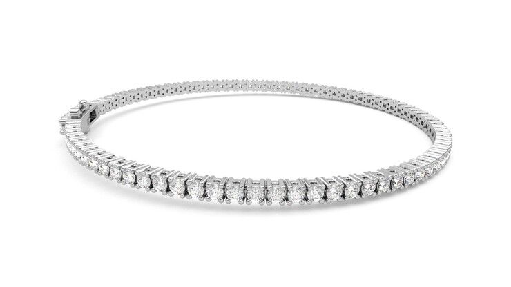 Taylor & Hart Juniper 3.00ct Tennis Bracelet Jewellery 360 degree image 10
