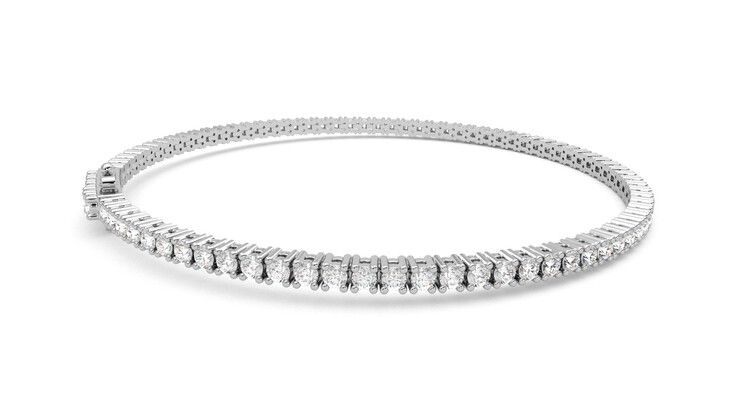 Taylor & Hart Juniper 3.00ct Tennis Bracelet Jewellery 360 degree image 11