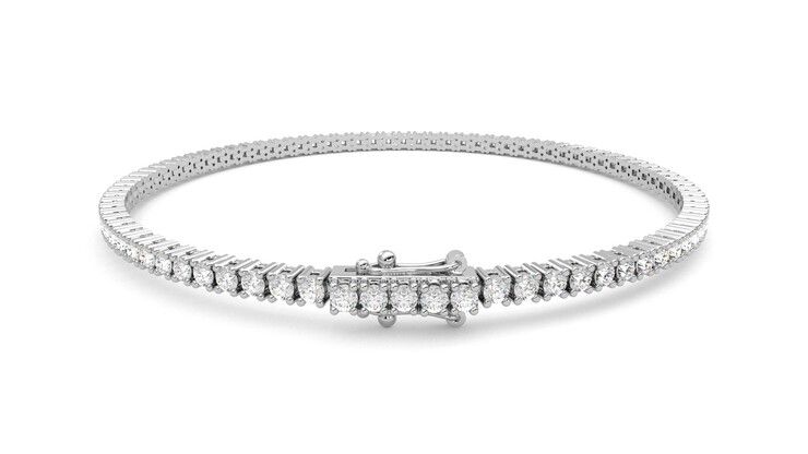 Taylor & Hart Juniper 3.00ct Tennis Bracelet Jewellery 360 degree image 15