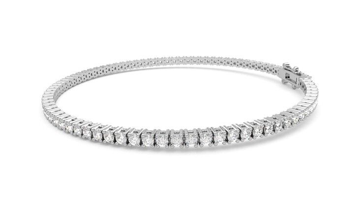 Taylor & Hart Juniper 3.00ct Tennis Bracelet Jewellery 360 degree image 21