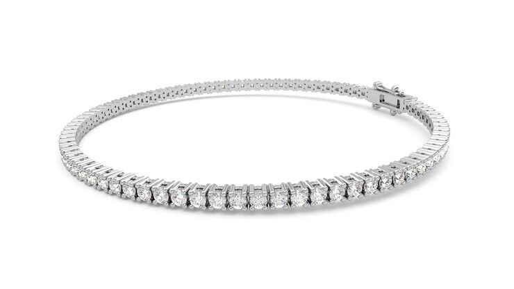 Taylor & Hart Juniper 3.00ct Tennis Bracelet Jewellery 360 degree image 22