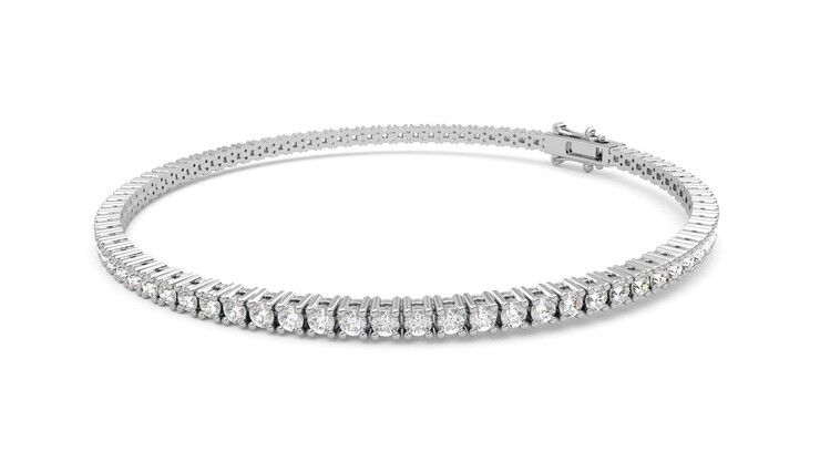Taylor & Hart Juniper 3.00ct Tennis Bracelet Jewellery 360 degree image 23