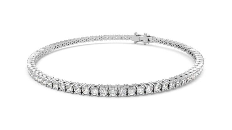 Taylor & Hart Juniper 3.00ct Tennis Bracelet Jewellery 360 degree image 25