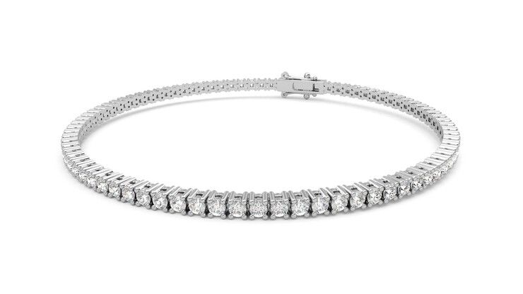 Taylor & Hart Juniper 3.00ct Tennis Bracelet Jewellery 360 degree image 26