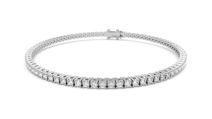 Taylor & Hart Juniper 3.00ct Tennis Bracelet Jewellery 360 degree image 27