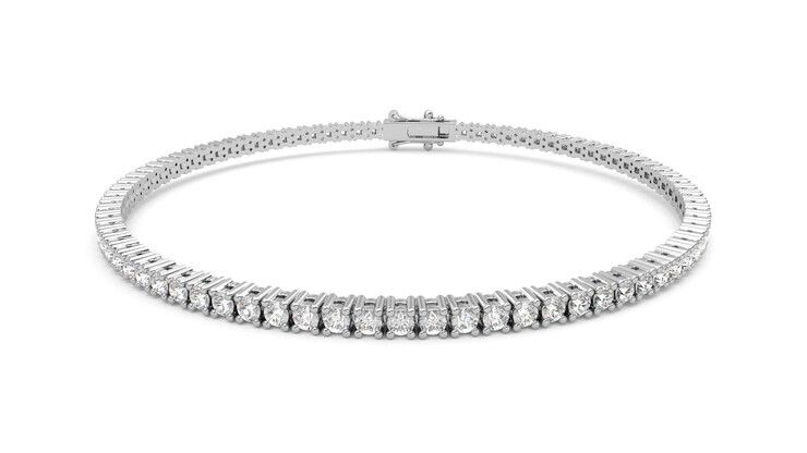 Taylor & Hart Juniper 3.00ct Tennis Bracelet Jewellery 360 degree image 28