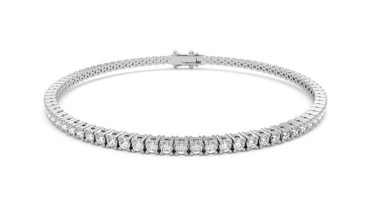 Taylor & Hart Juniper 3.00ct Tennis Bracelet Jewellery 360 degree image 29