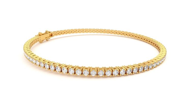 Taylor & Hart Juniper 3.00ct Tennis Bracelet Jewellery 360 degree image 8