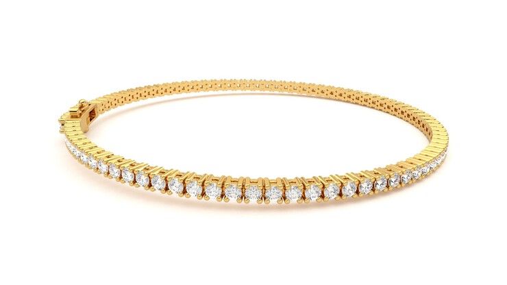 Taylor & Hart Juniper 3.00ct Tennis Bracelet Jewellery 360 degree image 10