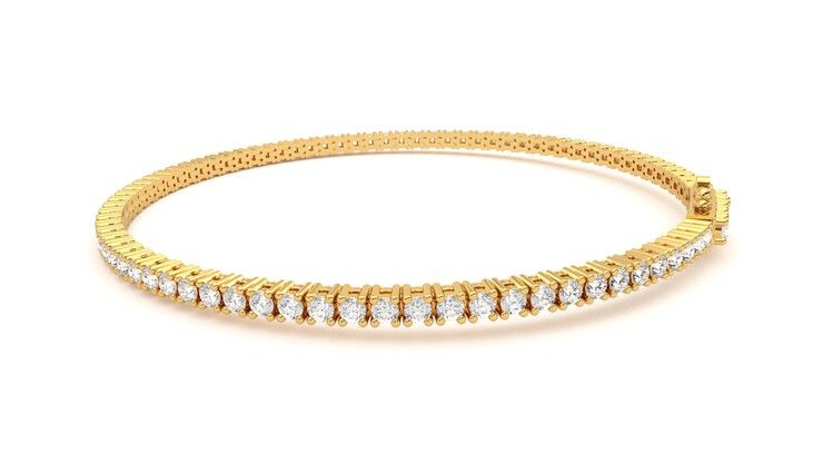 Taylor & Hart Juniper 3.00ct Tennis Bracelet Jewellery 360 degree image 19