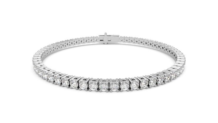 Taylor & Hart Juniper 4.00ct Tennis Bracelet Jewellery 360 degree image 0