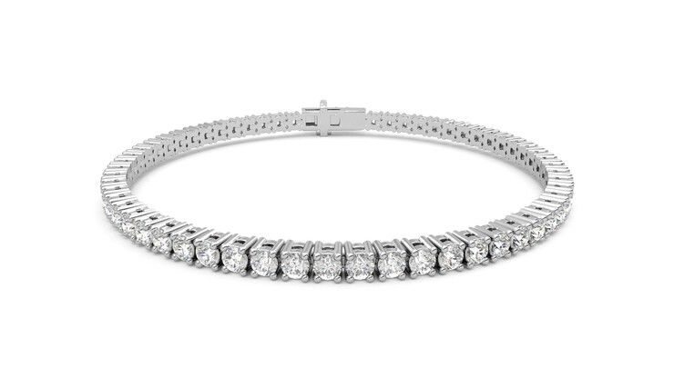 Taylor & Hart Juniper 4.00ct Tennis Bracelet Jewellery 360 degree image 1