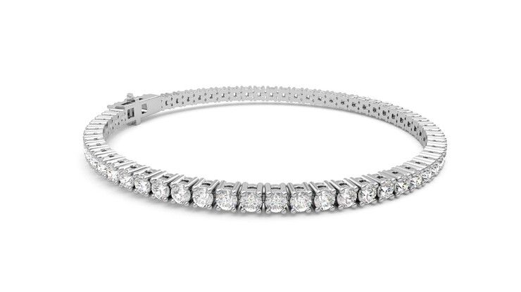 Taylor & Hart Juniper 4.00ct Tennis Bracelet Jewellery 360 degree image 8