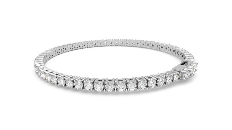 Taylor & Hart Juniper 4.00ct Tennis Bracelet Jewellery 360 degree image 18