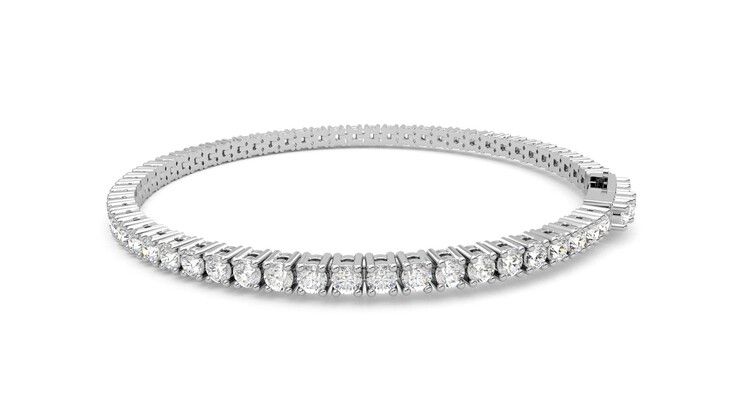 Taylor & Hart Juniper 4.00ct Tennis Bracelet Jewellery 360 degree image 19