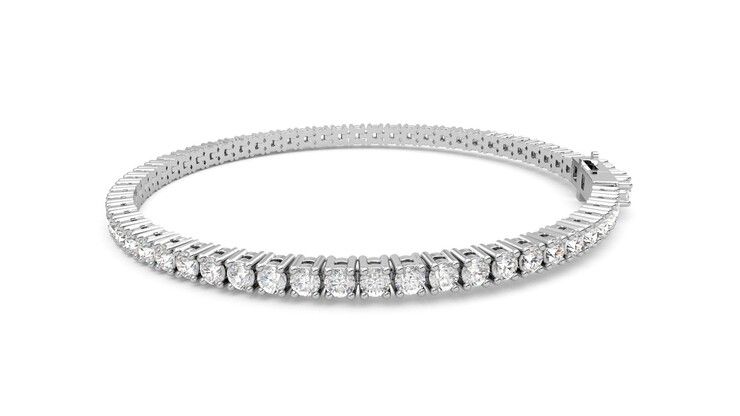 Taylor & Hart Juniper 4.00ct Tennis Bracelet Jewellery 360 degree image 20