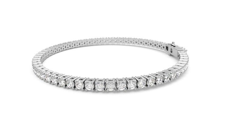 Taylor & Hart Juniper 4.00ct Tennis Bracelet Jewellery 360 degree image 21