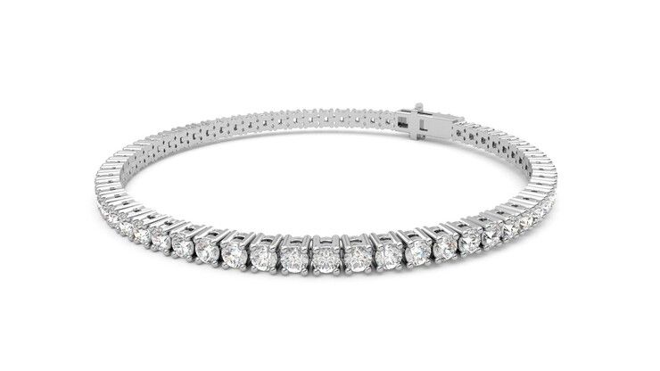 Taylor & Hart Juniper 4.00ct Tennis Bracelet Jewellery 360 degree image 24