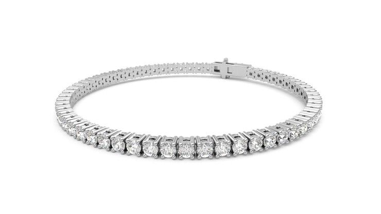 Taylor & Hart Juniper 4.00ct Tennis Bracelet Jewellery 360 degree image 25