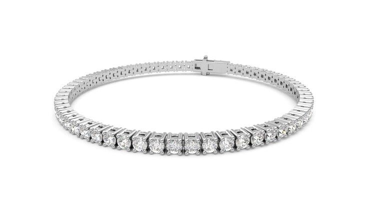 Taylor & Hart Juniper 4.00ct Tennis Bracelet Jewellery 360 degree image 26