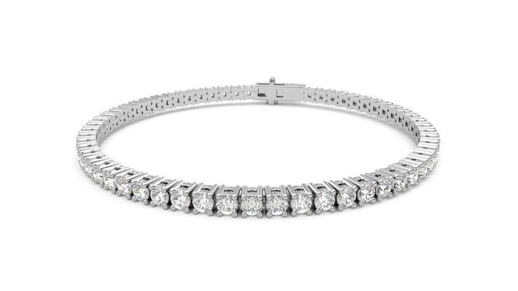 Taylor & Hart Juniper 4.00ct Tennis Bracelet Jewellery 360 degree image 27