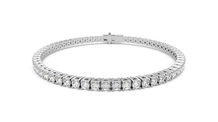 Taylor & Hart Juniper 4.00ct Tennis Bracelet Jewellery 360 degree image 28
