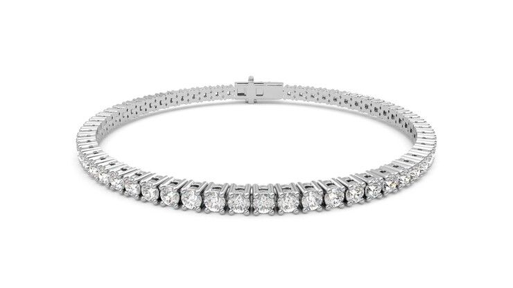Taylor & Hart Juniper 4.00ct Tennis Bracelet Jewellery 360 degree image 29