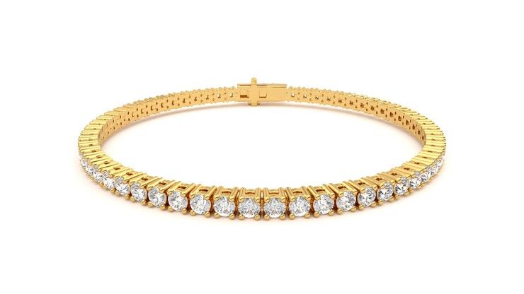 Taylor & Hart Juniper 4.00ct Tennis Bracelet Jewellery 360 degree image 0