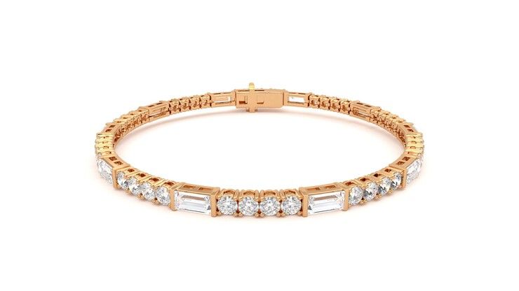 Taylor & Hart Serrienne 5.00ct Tennis Bracelet Jewellery 360 degree image 0