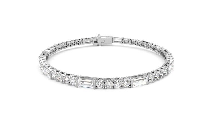 Taylor & Hart Serrienne 5.00ct Tennis Bracelet Jewellery 360 degree image 2