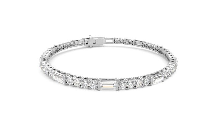 Taylor & Hart Serrienne 5.00ct Tennis Bracelet Jewellery 360 degree image 4