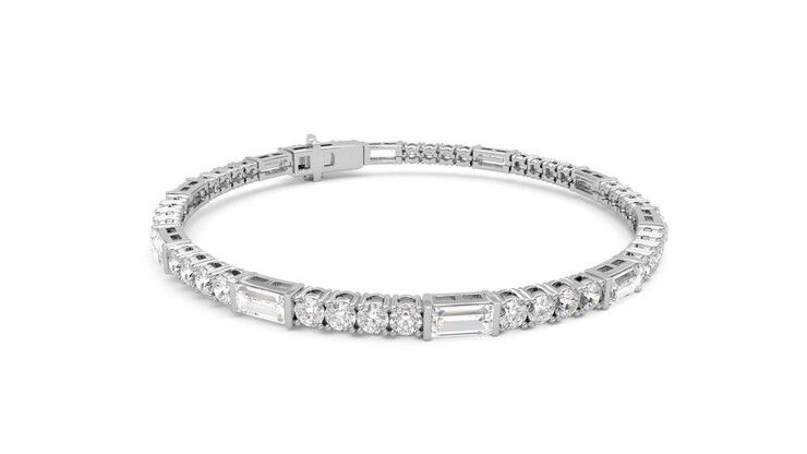 Taylor & Hart Serrienne 5.00ct Tennis Bracelet Jewellery 360 degree image 5