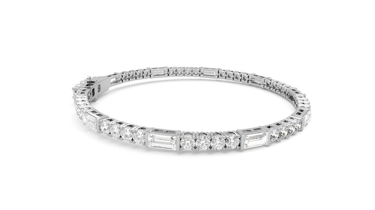 Taylor & Hart Serrienne 5.00ct Tennis Bracelet Jewellery 360 degree image 9