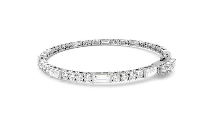 Taylor & Hart Serrienne 5.00ct Tennis Bracelet Jewellery 360 degree image 18