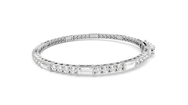 Taylor & Hart Serrienne 5.00ct Tennis Bracelet Jewellery 360 degree image 20