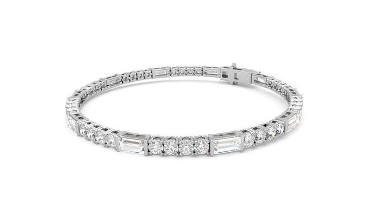 Taylor & Hart Serrienne 5.00ct Tennis Bracelet Jewellery 360 degree image 24