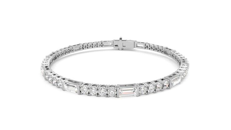 Taylor & Hart Serrienne 5.00ct Tennis Bracelet Jewellery 360 degree image 27